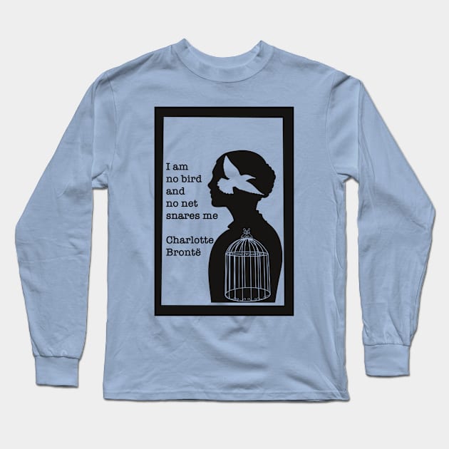 Jane Eyre, not a bird Long Sleeve T-Shirt by TheGiftMonsterStudio